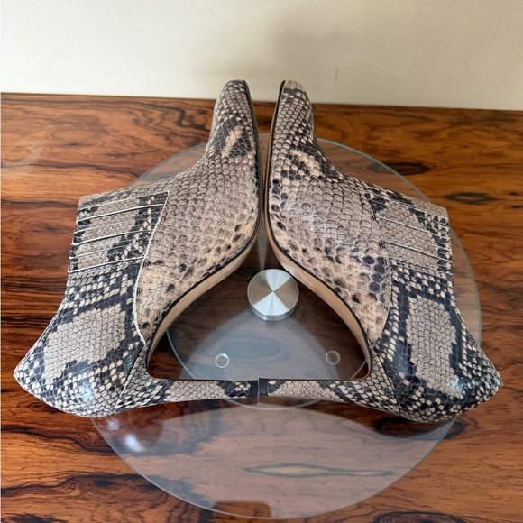 Inez booties Marisol 90 in Natural Snake Emboss - Picture 15 of 16